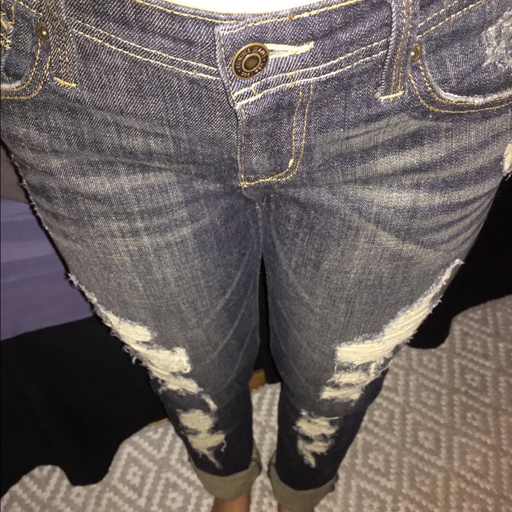 Distressed Skinny Jeans